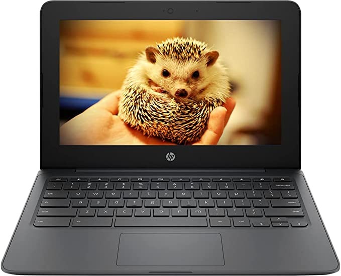 2022 HP Chromebook 11.6" HD Business and Student Laptop, Intel Celeron N3350 Processor, 4GB RAM, 160GB Storage (32GB eMMc+128GB MicroSD), Intel HD Graphics, HD Webcam, Gray, Chrome OS