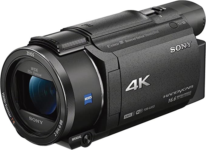 Sony Sony FDR-AX53-4K handheld camera (20x optical zoom, 5-axis image stabilization, NFC) black