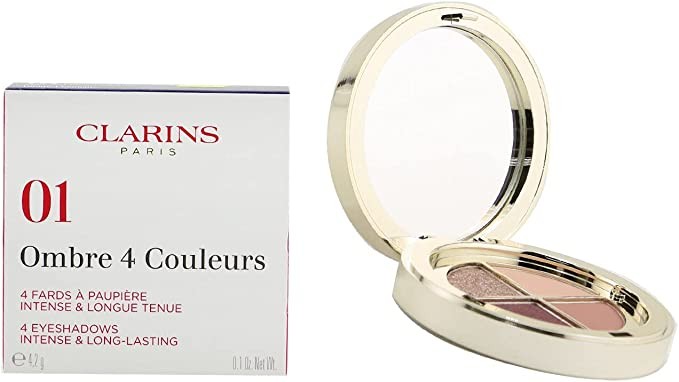 Clarins SOMBRAS DE OJOS 4 Eyeshadow, 01 Fairy Nude Gradient