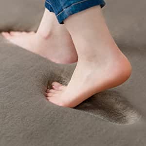 IRIS OHYAMA Alice Oyama carpet low rebound 185 × 240cm full thickness about 4.5cm with anti-skid suitable for electric blanket 3 tatami sound insulation effect low formaldehyde Nordic fashion cushion 